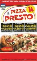 Menu Pizza Presto - Carte et menu Pizza Presto Bagneux