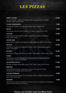 Carte et menu de Gene's Steakhouse à Gennevilliers — Les pizzas