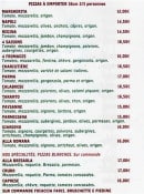Carte et menu de Italia in bocca à La Garenne Colombes — Pizzas