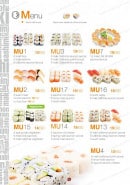 Menu S comme Sushi - Les menus
