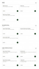 Carte et menu de Sushi Chef à La Garenne Colombes — Maki et saumon roll,..