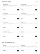 Carte et menu de Sushi Chef à La Garenne Colombes — Plateaux boxes et box love à partager