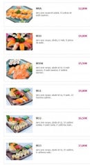Carte et menu de Yamato à Fontenay Aux Roses — Le menu pour 2 personnes: M9A; M10,...