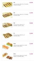 Carte et menu de Yamato à Fontenay Aux Roses — Le menu pour 2 personnes: M2, M3,...