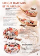 Menu Hoki sushi - Les menus bateaux et plateaux