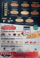 Menu PizzaOne - Les pizzas et panizza personnalisé