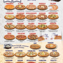 Menu PizzaOne - Les pizzas