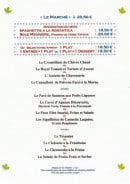 Menu Le Châteaubriand - Le menu du marché à 23,5€