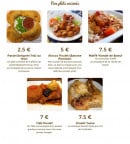 Menu O'tieb - Plats