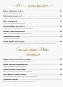 Carte et menu de Angelino Gusto & Tradizione à Levallois Perret — Les pates et plats