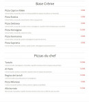 Carte et menu de Pizzeria Delizioso à Levallois Perret — Les pizzas crèmes et pizzas du chef