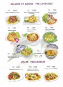 Menu Momidji - Salades, soupes, plats thailandais