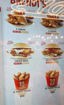 Carte et menu de Brendy's Café à Villeneuve la Garenne — Burgers, tender