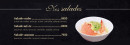Carte et menu de Sushi Hanaka à Villeneuve la Garenne — Les salades