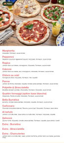 Carte et menu de Volfoni Gennevilliers à Villeneuve la Garenne — Les pizzas