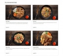 Menu Asian food - Les plats