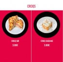 Menu Pizza King - Croqs