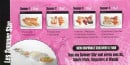 Menu Star Sushi - Les Summers stars