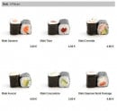 Menu Sayuri sushi - Les makis 