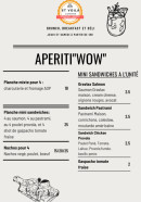 Menu Et Voilà Café - Les mini sandwichs