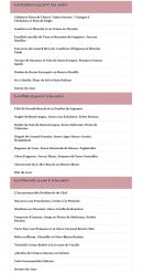 Carte et menu de La Brasserie du Château à Rueil Malmaison — Entrées, plats et desserts