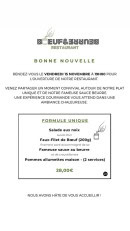 Menu Bœuf et Beurre - La formule unique