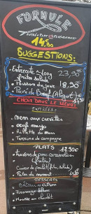 Carte et menu de Brasserie de la Tour à Asnieres sur Seine — Exemple de menu