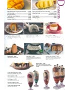 Menu Hokiko - Les desserts