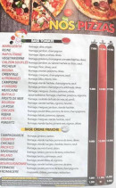 Carte et menu de La Rosa pizza à Asnieres sur Seine — Les pizzas