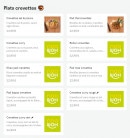Carte et menu de Noo Wok Asnières à Asnieres sur Seine — Plats crevettes