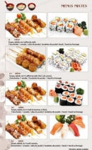 Carte et menu de Sushi tokyo à Asnieres sur Seine — Les menus mixtes