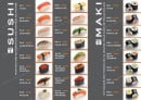 Menu Umo - Les sushis et makis 