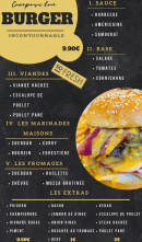 Menu Monday's - Le burger à composer