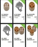 Menu Wok n'Jap - les vapeurs