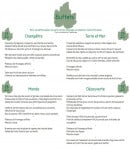 Menu Cocktail cocktail - Les buffets