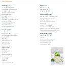 Menu Le Palace - Les boissons