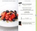 Menu Les croissants volants - Les fraises chantilly aux amandes....