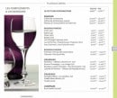 Menu Les croissants volants - Les boissons, vins, champagnes...