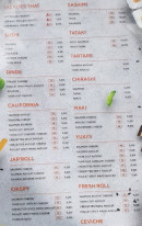 Menu Nem Shop - Salades Thaï, sushi et sashimi,...