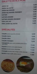 Menu Gelateria Verdi - Galette et spécialités