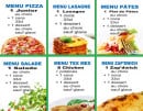 Menu Andiamo Pizza - Les menus