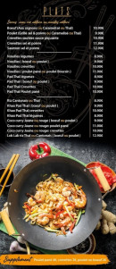 Menu Mysushi MY - Plats