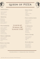 Menu Queen of pizza - Les pizzas