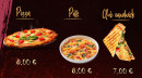 Menu Queen of pizza - Pizza, pate et club sandwich