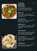 Menu Italian Kitchen - Les pizzas page 2