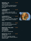 Menu Italian Kitchen - Les pates page 3