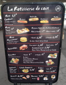 Carte et menu de La Rôtisserie du Coin à Bagnolet — L'ardoise