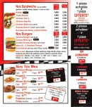 Menu Emirates pizza - Sandwiches, burgers, tex mex et les offres