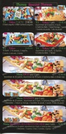 Menu Royal Tokyo - Les menus spécialités maison