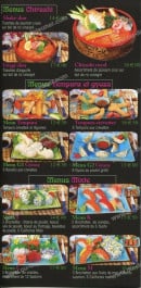 Menu Royal Tokyo - Les menus chirashi